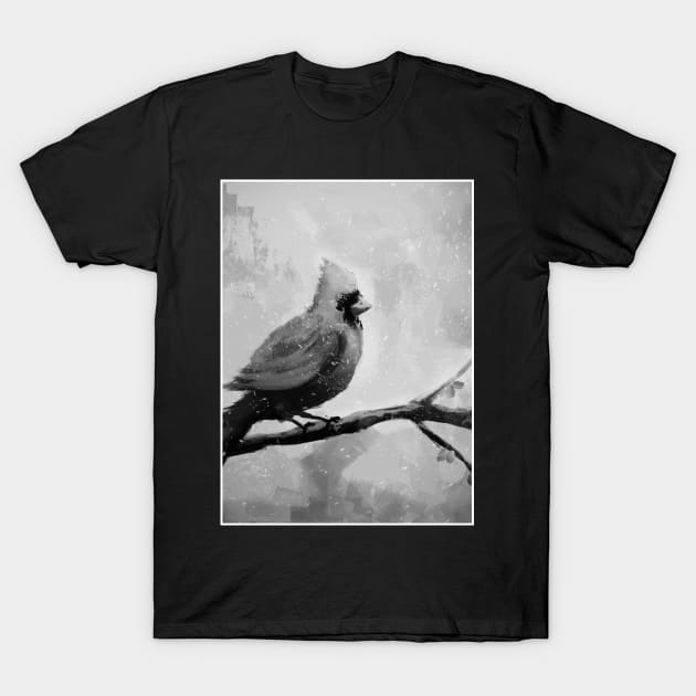 Cardinal BW T-Shirt by AidanJWar